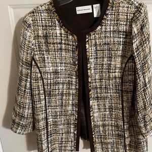 Alfred Dunner Plaid Jacket